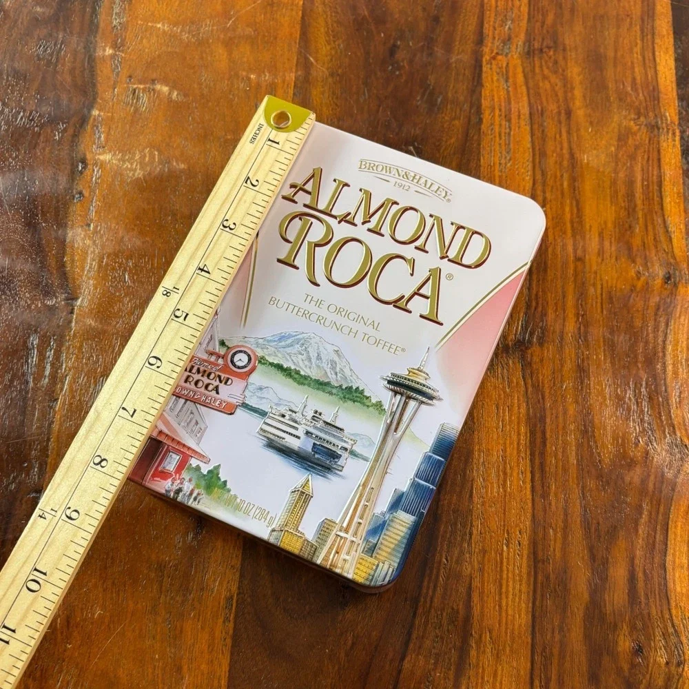 Brown and Haley Almond Roca Seattle Washington Landmark Collector Tin 10oz